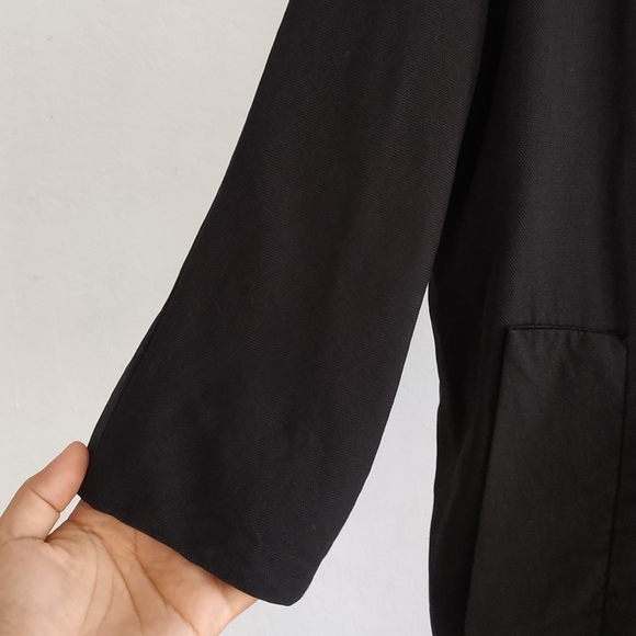 Zara Open draped front Light Blazer - Picture 5 of 9